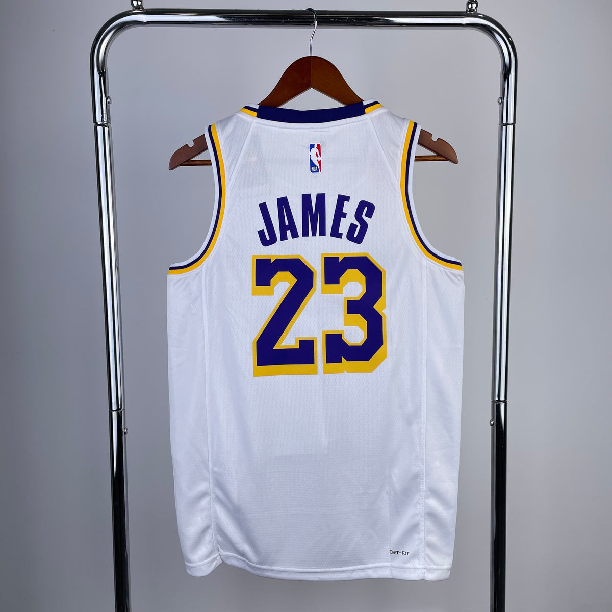 Camisa Regata Los Angeles Lakers Branca - 23/24 NBA