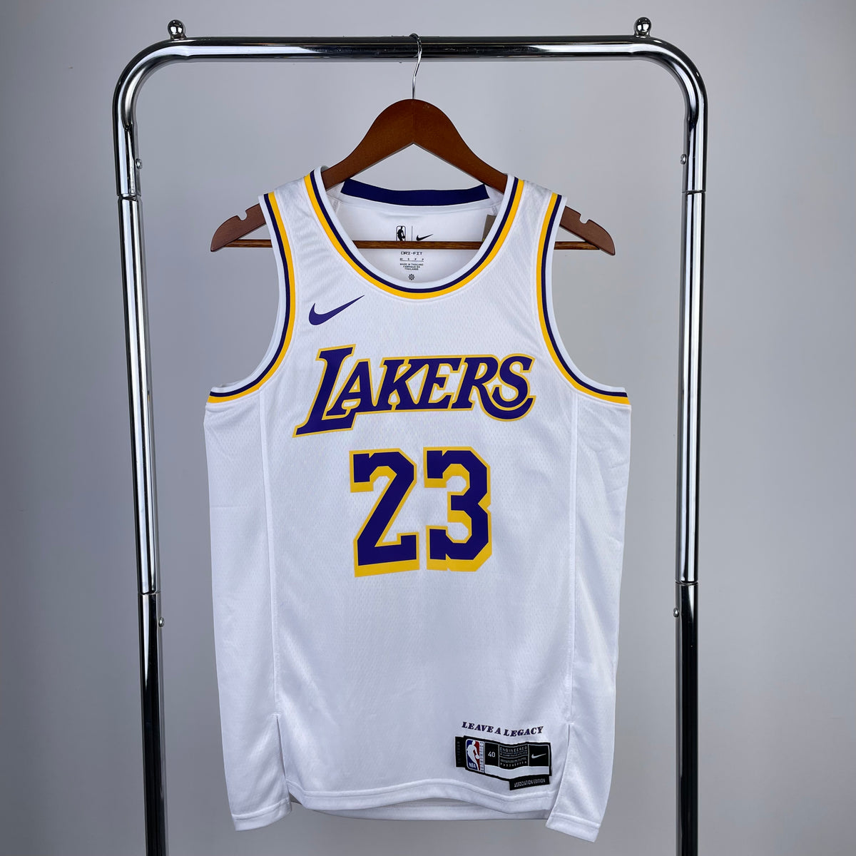Camisa Regata Los Angeles Lakers Branca - 23/24 NBA