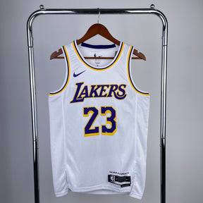 Camisa Regata Los Angeles Lakers Branca - 23/24 NBA