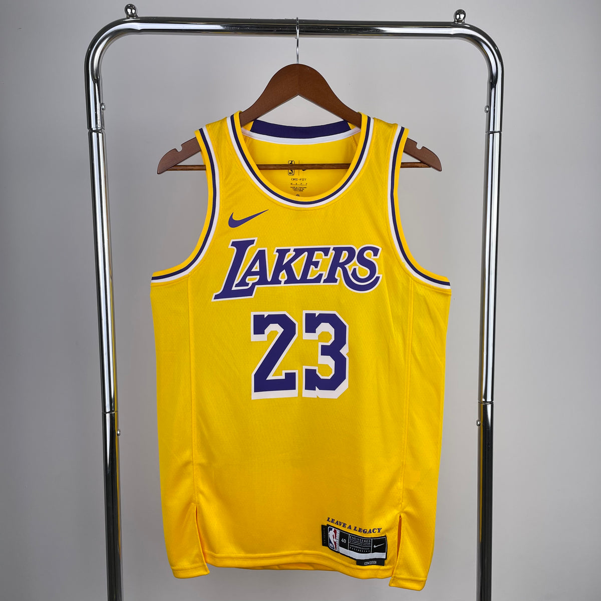 Camisa Regata Los Angeles Lakers Amarela - 23/24 NBA